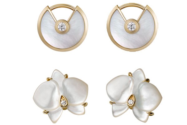La elegancia de los aretes enmarca tu rostro, estos son de la colección 2015 de Cartier. aretes