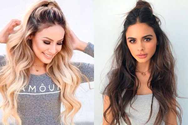 Este peinado te ayudará a dar la sensación de que tienes mucho pelo y si lo utilizas combinado con unas ondas de tenaza, le dará un toque aún más sexy. madia cola alta
