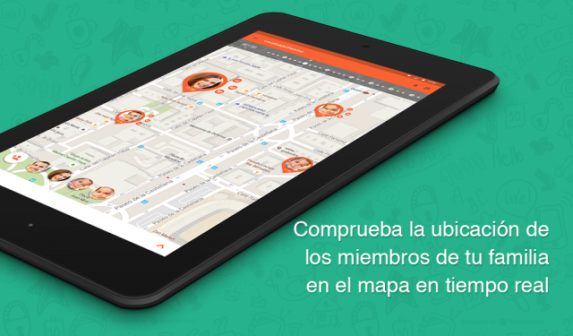Utiliza el Localizador familiar para la seguridad de tu familia. Life360