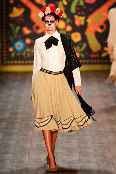 La imagen de la Catrina ha inspirado a muchos diseñadores. Catrina moda Kinky