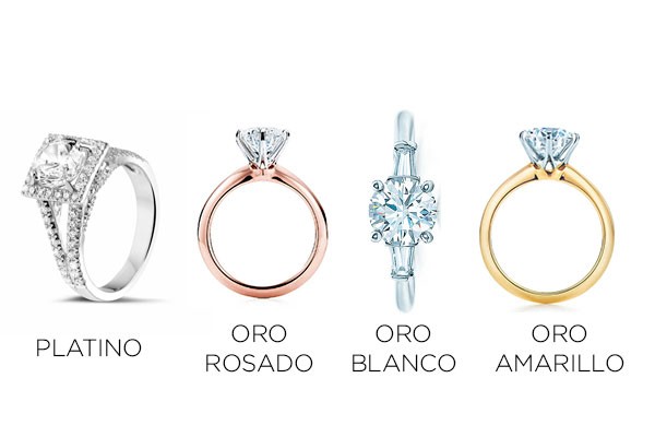 Este es un punto muy importante pues prácticamente será el marco del anillo. anillos de compromiso