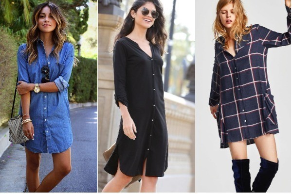 Agregar un cinturón te ayudará a marcar la cintura y darle un toque femenino a tu look. vestido camisero