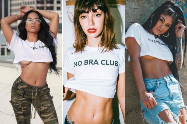 Estas son algunas de las fotos más populares con el hashtag #NoBraClub No Bra Club Instagram