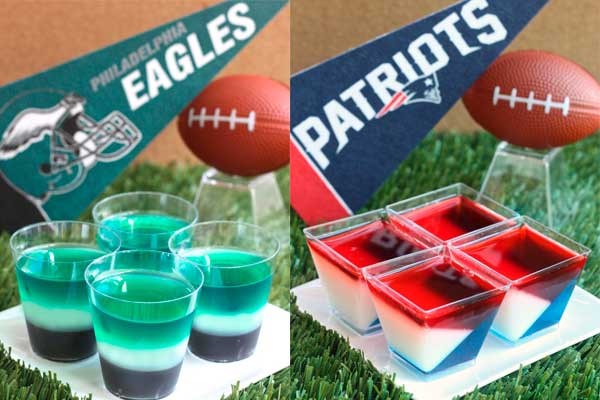 Puedes personalizarlas con los colores de tu equipo favorito. jelly shots