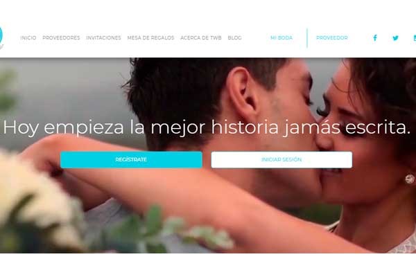 Los puedes seguir en Instagram. Encuéntralos como @the_weddingboard The wedding board sitio web