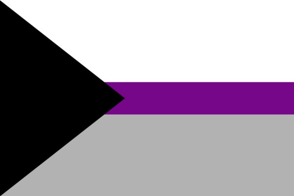 Bandera de la demisexualidad. Bandera de la demisexualidad