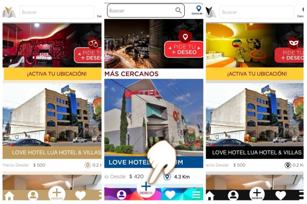 La aplicación cuenta con tres diseños diferentes. Elige el que vaya más contigo.
kinky diseño
