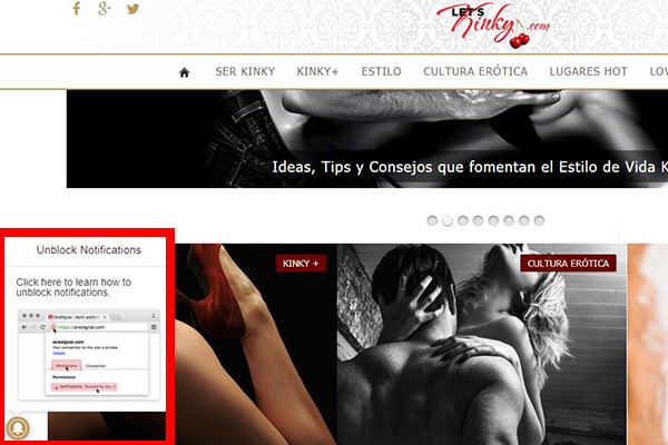 Nuestras notificaciones son la manera más sencilla de tener nuestro contenido.