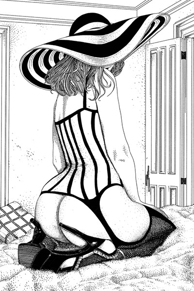 El realismo y la sensualidad están presentes en las ilustraciones de Apollonia.