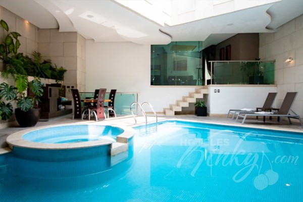 Habitación Alberca - Love Hotel Picasso Tláhuac. Las-5-Atracciones-mas-buscadas-del-2018-2