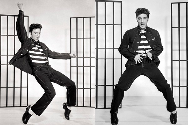 ¡Ver bailar a Elvis Presley es un deleite!
