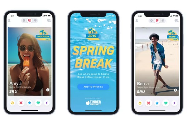 Tinder modo vacaciones es la mejor opción para ligar durante el Spring Break.