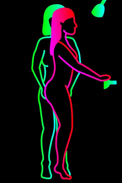 Son muchas las posiciones sexuales que puedes hacer en la regadera.