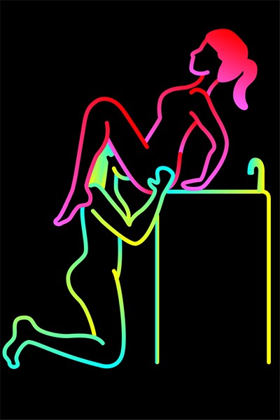 Como en toda buena sesión de pasión, no puede faltar el sexo oral.