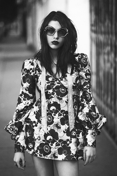 Frances Bean Cobain para Marc Jacobs en el 2017.