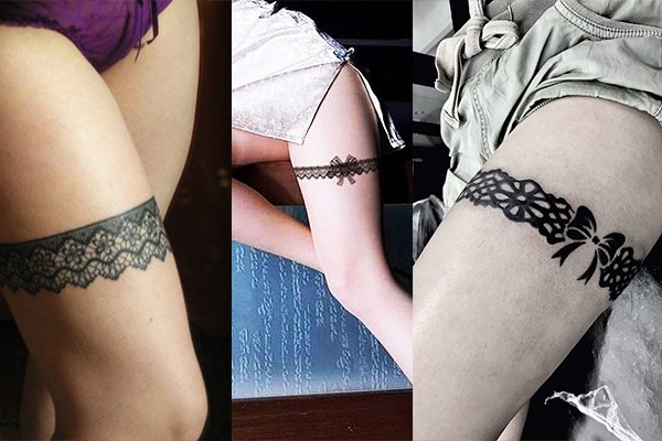 Este tatuaje es una gran arma de seducción con un vestido o minifalda.