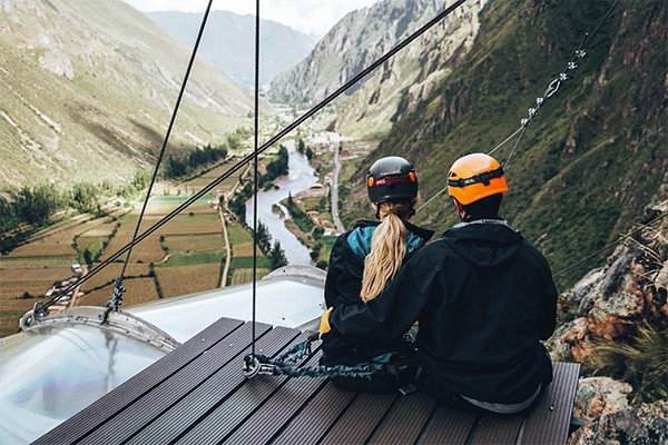 Skylodge Adventure Suites es un hotel ideal para ir en pareja.