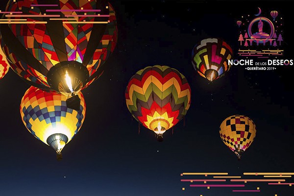 Los globos aerostáticos son solo para exhibición, pero se ven impresionantes.