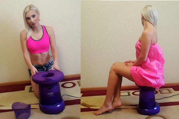 Puedes comprar o adaptar tu propio asiento para una vaporización vaginal.