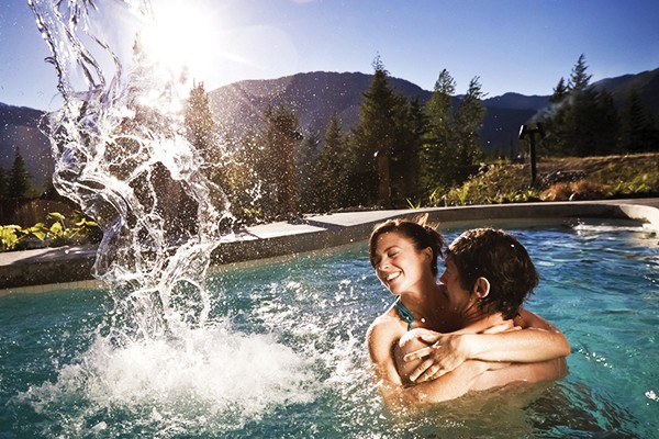 Si vas a Scandinave Spa con tu pareja, el frío se siente menos.