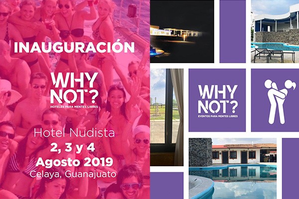 No te pierdas la inauguración de Why Not?, un hotel nudista y swinger-friendly.