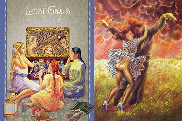 Alicia Fairchild, Wendy Darling, Dorothy Gale y sus aventuras sexuales en Lost Girls.
