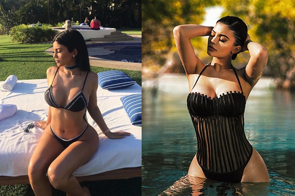 En bikini o con traje de baño, no se pueden ocultar sus envidiables curvas.