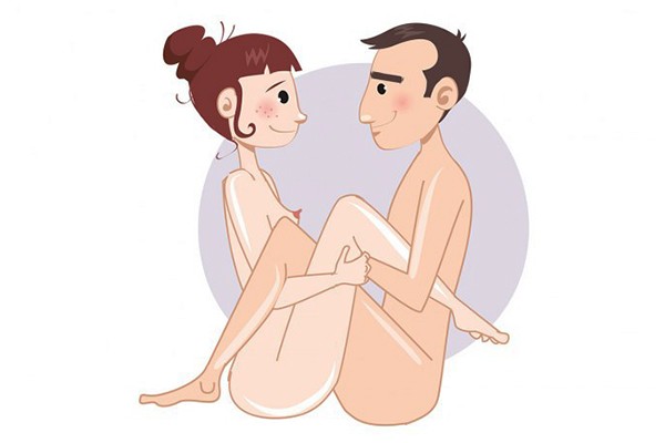 Mantén el balance con ayuda de tu pareja y mueve las caderas a tu gusto.