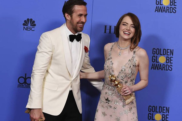 Emma Stone y Ryan Gosling tienen una gran química, dentro y fuera de la pantalla.