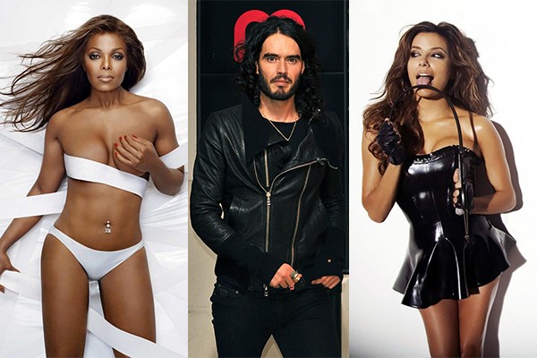 Janet Jackson / Russell Brand / Eva Longoria.