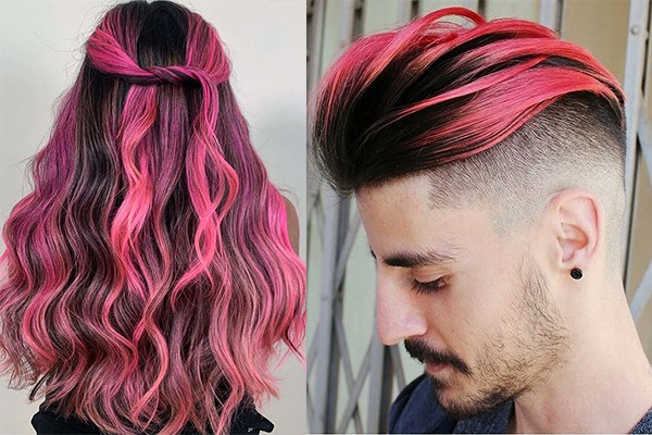 Un tono de fantasía es perfecto para un balayage.