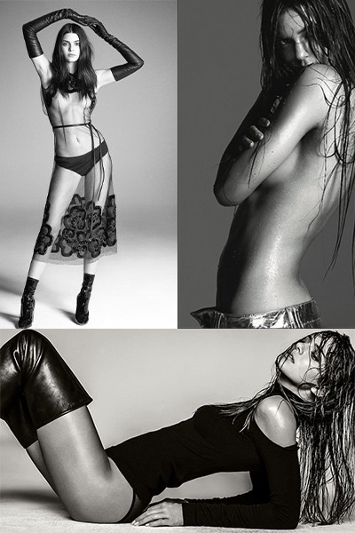 Las fotografías más sexies de Kendall para la revista Vogue.