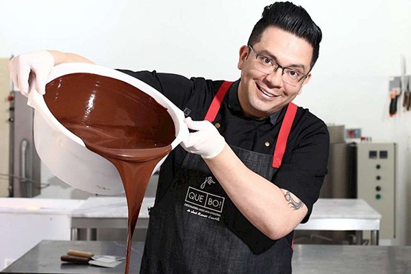 El chef José Ramón Castillo se pone espléndido con los efectos afrodisíacos del chocolate.