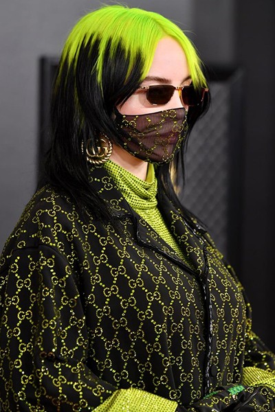 El set Gucci que Billie Eilish usó en los Grammy 2020.
