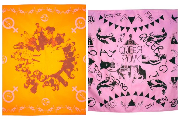 Pañuelos de la exposición de Die Kränken. Hanky code moderno
