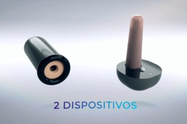 Izquierda: dispositivo masculino. Derecha: dispositivo femenino.
iPush 2 dispositivos