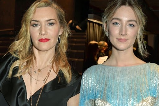 Las hermosas actrices que protagonizan este filme focalizado en un gran amor entre mujeres. Kate Winslet y Saoirse Ronan