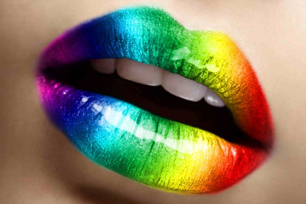 beso arcoiris