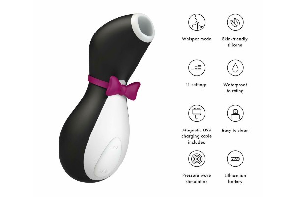 Principales características del Satisfyer Pro Penguin. Características del Satisfyer Penguin