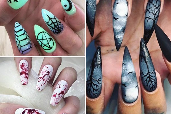 Puedes lograr distintos estilos mezclando barnices y colores.
Uñas Bruja