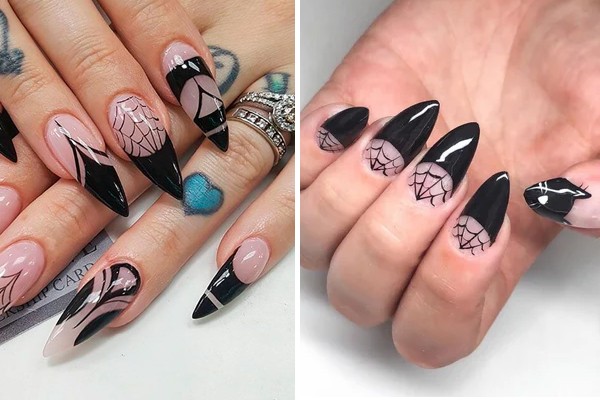 Si pones a trabajar a tu creatividad, seguro salen diseños que van muy ad-hoc para la ocasión. Uñas Halloween