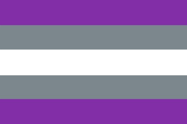 Bandera de la grisexualidad. Bandera de la grisexualidad