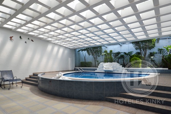 Habitación con Alberca, Sauna y Jacuzzi del Love Hotel Costa del Sol.