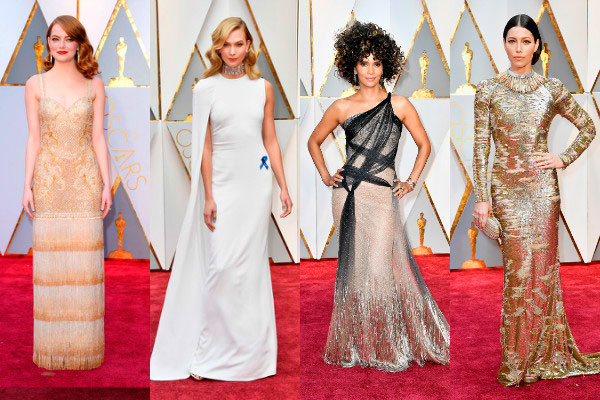 mejores outfit femeninos premios oscar 2017