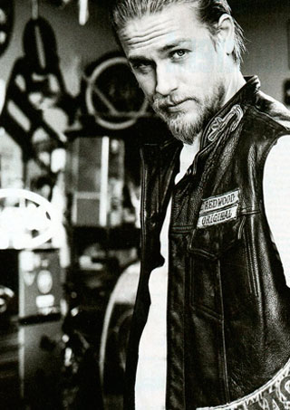 Jax Teller, el chico malo de la serie Sons of Anarchy.