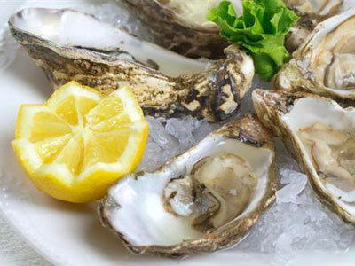 Las ostras tienen un alto contenido de zinc que incrementa la sensibilidad del clítoris