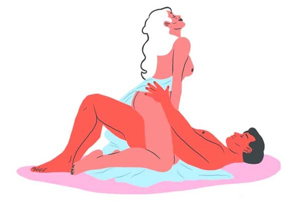 Digna de una reina esta postura es perfecta para llegar al orgasmo.
