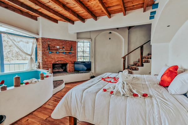 Todas las cabañas cuentan con baño, terraza y asadores.