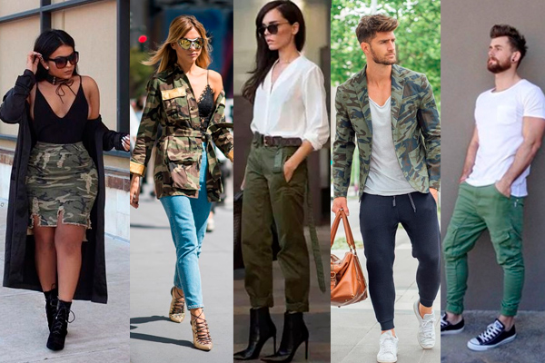 Muestra tu fuerza y atrae todas las miradas con el estilo militar.