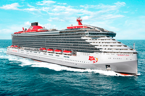 Además del Scarlet Lady, Virgin recibirá otros tres buques que comenzarán a operar en 2021, 2022 y 2023.